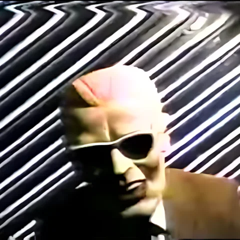 Escena real de la emisión de la intrusión de señal de Max Headroom