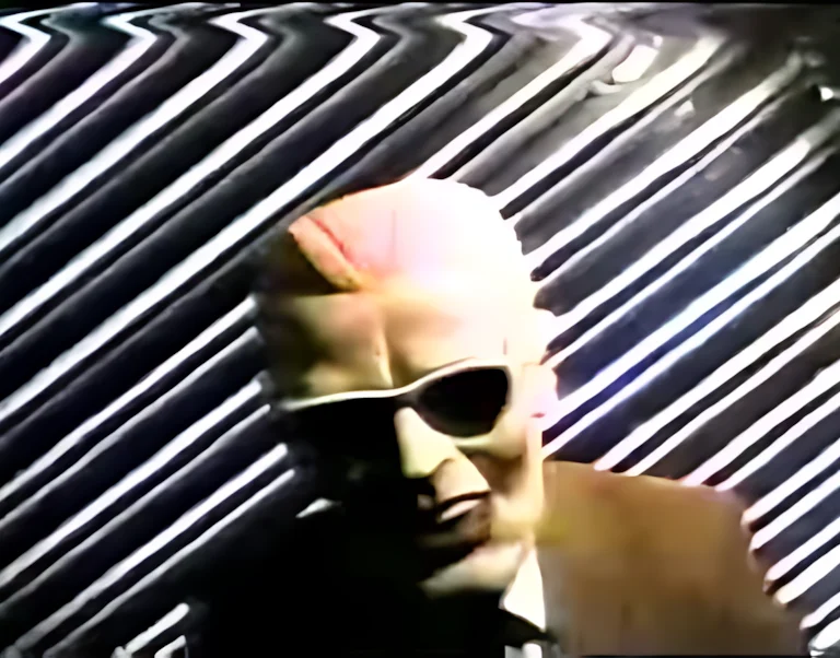 Actual broadcast footage of the Max Headroom signal intrusion