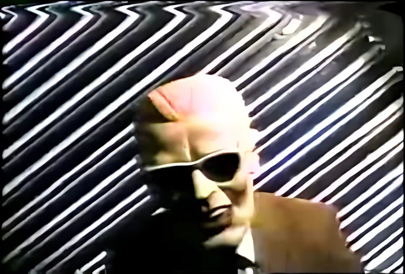Actual broadcast footage of the Max Headroom signal intrusion