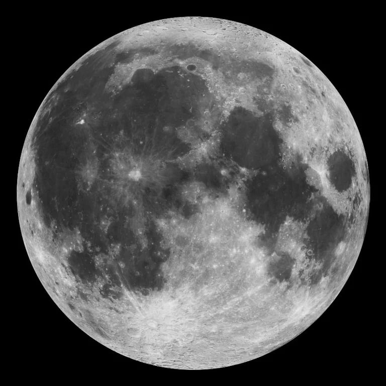1994 Clementine composite image of the Moon