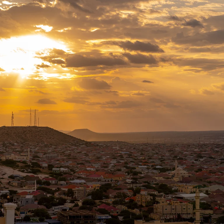 Vista panorámica de Hargeisa, la capital de Somalilandia