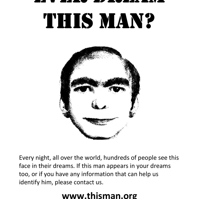 Poster to find "This Man"
