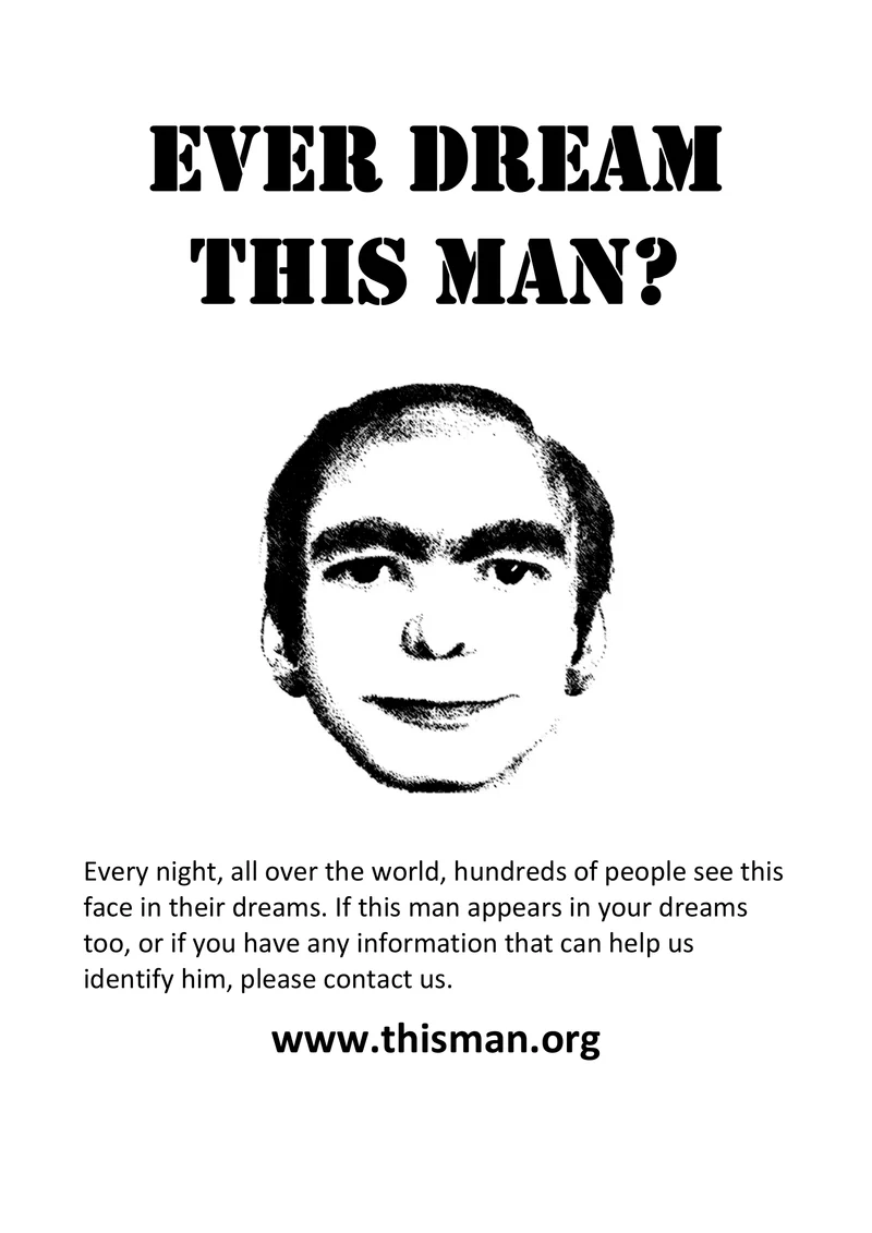 Poster to find "This Man"